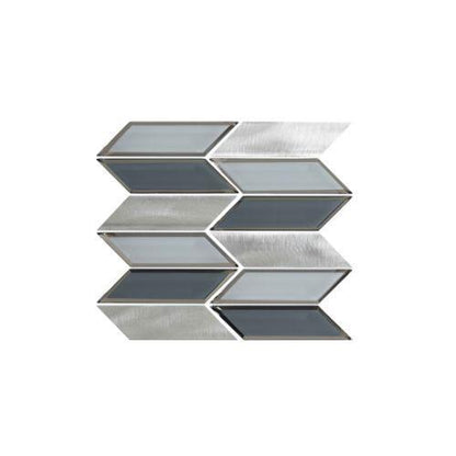 Archer in Azzurro - 2 X 6 Mosaic Tile