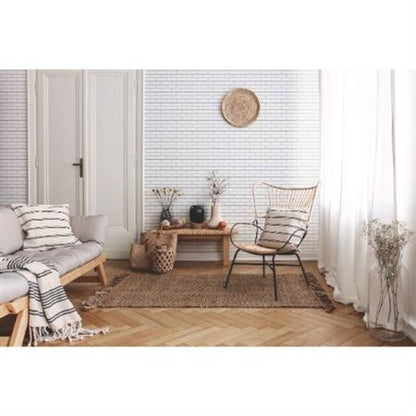 Crystal in White Herringbone - 2 X 4 Mosaic