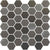 Exagon in Anthracite Hxp-5 - 2 X 2 Mosaic Tile