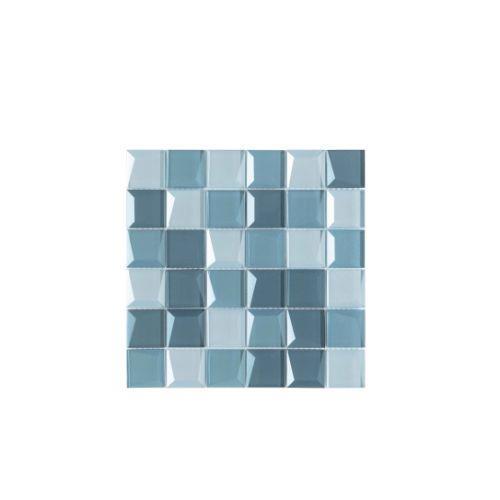 Geotonik in Azure Mc-11 - 2 X 2 Mosaic Tile