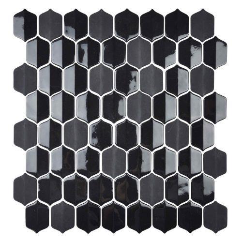Nordik in Nero - 1 X 2 Mosaic Tile