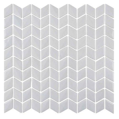 Tulip in Bianco - 1 X 2 Mosaic Tile