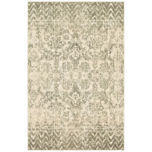 Le Jardin Willow Grey in Willow Grey Area Rugs
