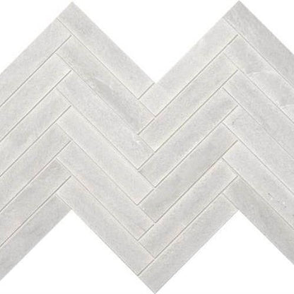 Ascend in Candid Heather Chevron Mosaic Natural Stone