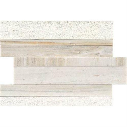 Ascend in Open Horizon Random Modern Stack Mosaic Natural Stone