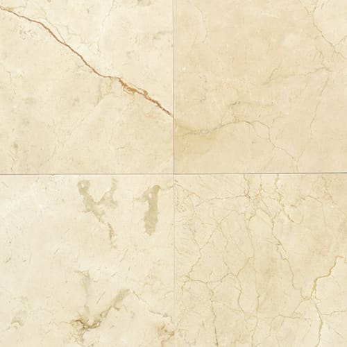 Marble in Crema Marfil Cl-12x12x.5-Polished Natural Stone