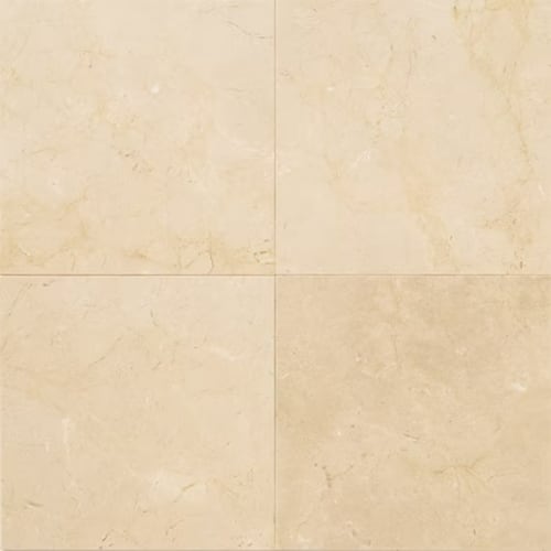 Marble in Crema Marfil El-12x24-Polished Natural Stone