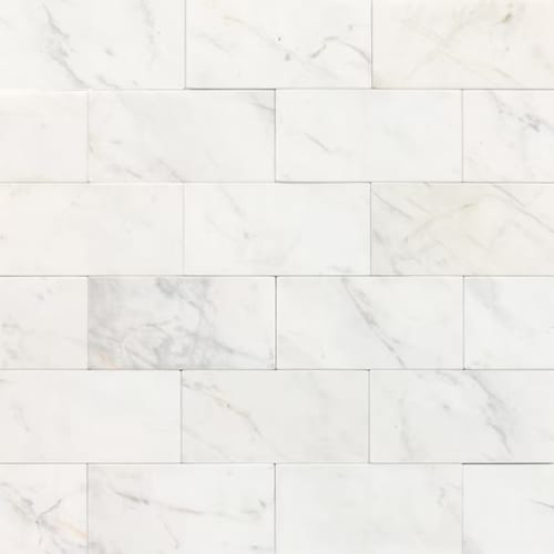 Marble in Contempo White-3x6-Polished Natural Stone