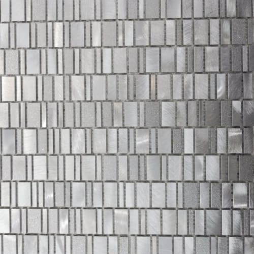 Brick Mix in Silver Tile