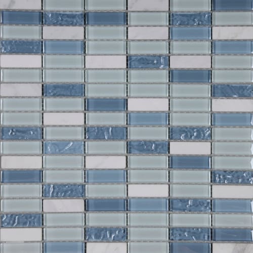 Accord Mini Border in Clear/Grey Tile