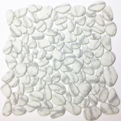 Cobblestone in White Tile