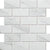 Carrara-White in Brickbond Tile