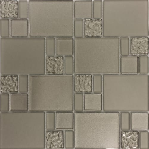 Block Mix in Mineral Tile