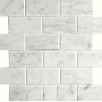 Peel And Stick in Carrara White Tile