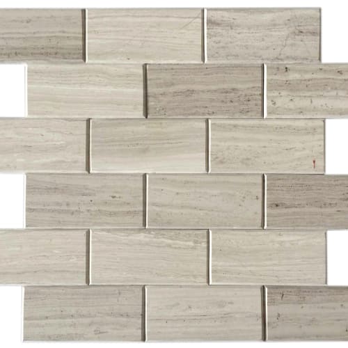 Peel And Stick in Wooden White Tile