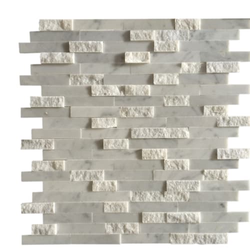 Peel And Stick in Wooden White Tile