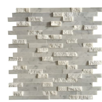 Peel And Stick in Wooden White Tile