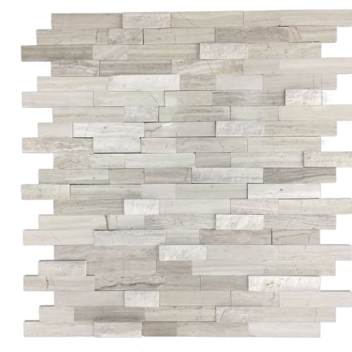 Penny Round in White Tile