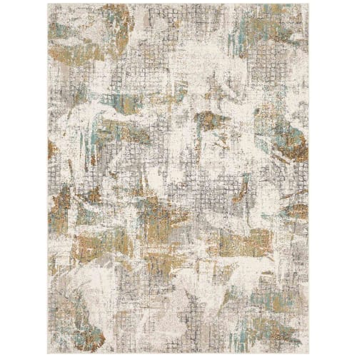 Merce Alabaster in Alabaster 5'3"x7'10" Area Rugs