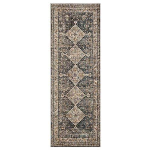 Milo Grey in Grey 2'7"x7'3" Area Rugs