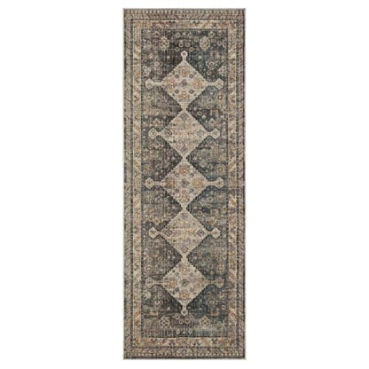 Milo Grey in Grey 2'7"x7'3" Area Rugs