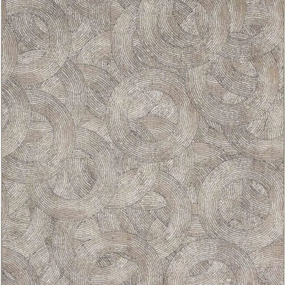Olympia Dim Grey in Dim Grey 5'3"x7'10" Area Rugs