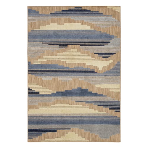 Pristine Cove Blue in Blue Area Rugs