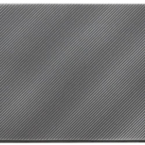 Refined Metals in Gunmetal - Linear Wave Gloss - 2x8 Metal Tile