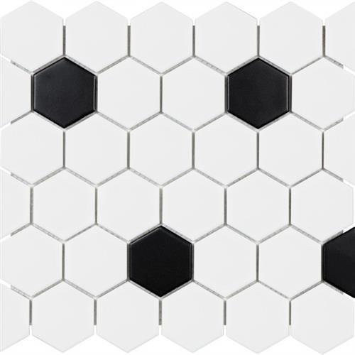 Wall Art/Floor Art in Wall Art Matte Hexagon-B 4x16 Tile