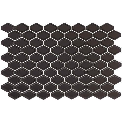 Jersey in Black - 2 X 2 Mosaic Tile