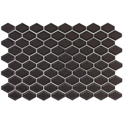 Jersey in Black - 2 X 2 Mosaic Tile