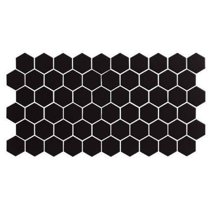 Nektar in Glossy Black - 2 X 2 Mosaic Tile