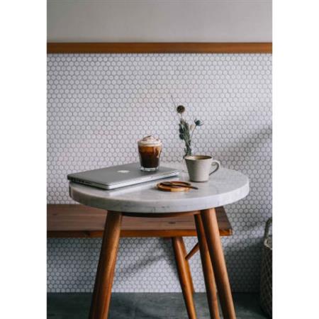 Nektar in Glossy Grey - 2 X 2 Mosaic
