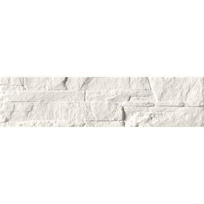 Pave Wall Dolmen in Bianco - 4 X 18 Tile