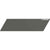 Chevron in Glossy Dark Grey Left - 2 X 7 Tile