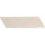 Chevron in Glossy Cream Right - 2 X 7 Tile