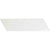 Chevron in Matt White Right - 2 X 7 Tile