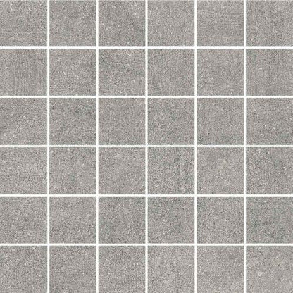 Newcon in Silver Grey - 2 X 2 Mosaic Tile