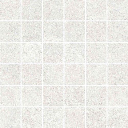 Newcon in White - 2 X 2 Mosaic Tile