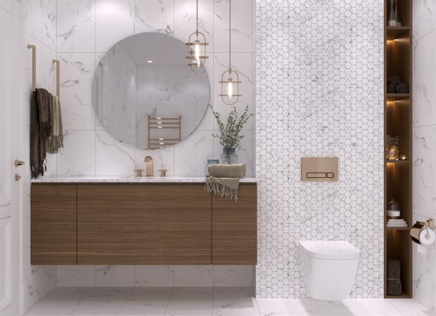 Statuario in Bianco 12x24