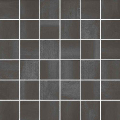 Gaia in Anthracite - 2 X 2 Mosaic Tile