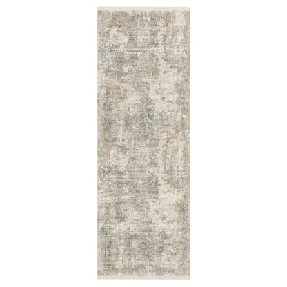 Velleta Cream Beige in Cream Beige 2'7"x7'3" Area Rugs
