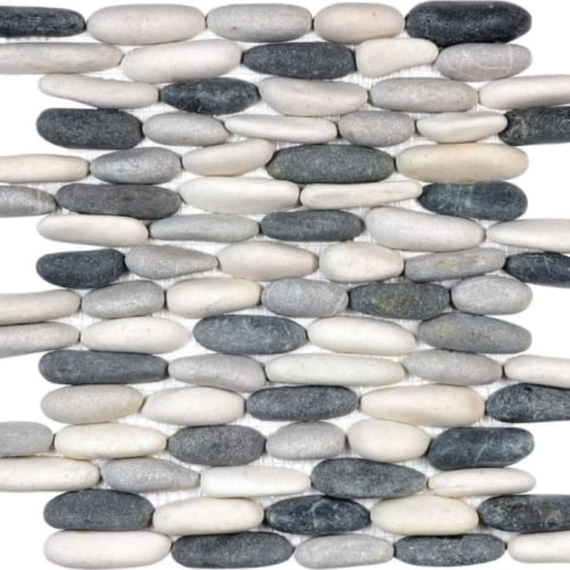 Zen in Tranquil Cool Blend Stacked Pebbles
