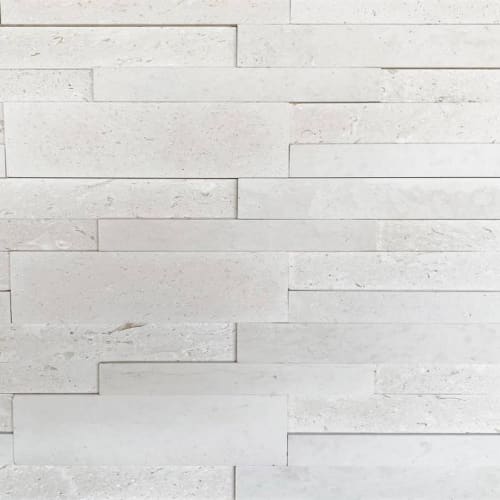 3D Range in Myra Limestone 8.5x21.25 Natural Stone