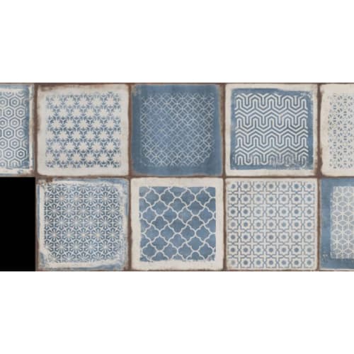 Toscane in Blue Deco Tile