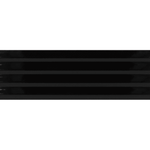 Costa Nova in Onda Black 2x8 Glossy Tile