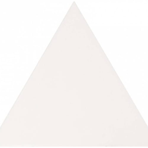 Triangolo in White 4.25x5 Matte Tile