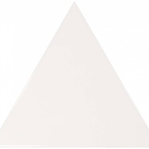 Triangolo in White 4.25x5 Polished Tile
