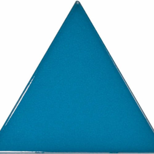 Triangolo in Electric Blue 4.25x5 Tile