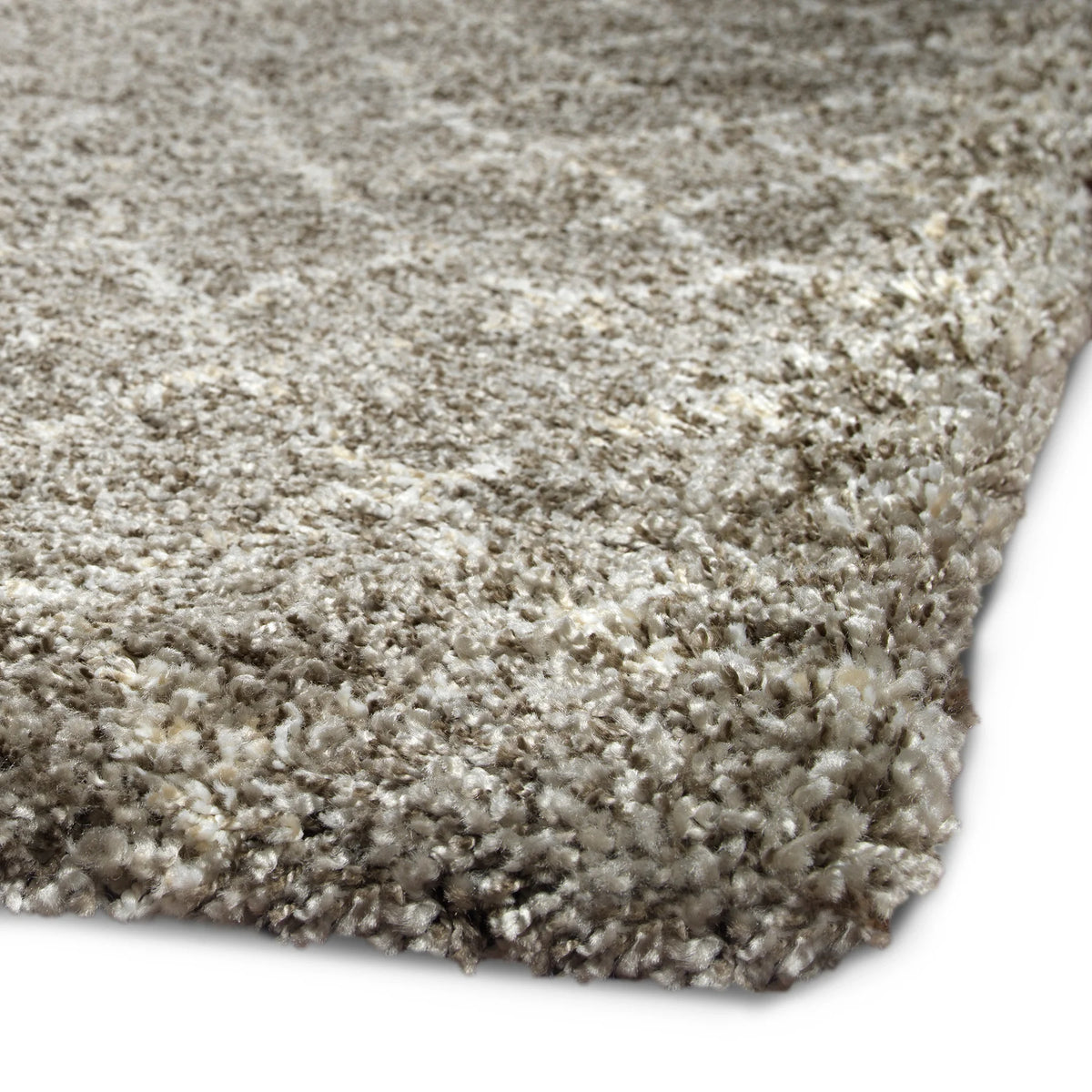Fab Shag Diamond Rug in Stone
